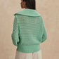Eloise Full Zip Knit-Sweaters-Uniquities