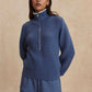 Morwenna Half Zip Knit-Sweaters-Uniquities