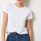 Short Sleeve Back Seam Crewneck-Tee Shirts-Uniquities