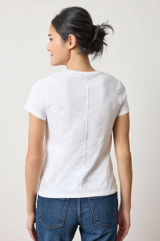 Short Sleeve Back Seam Crewneck-Tee Shirts-Uniquities