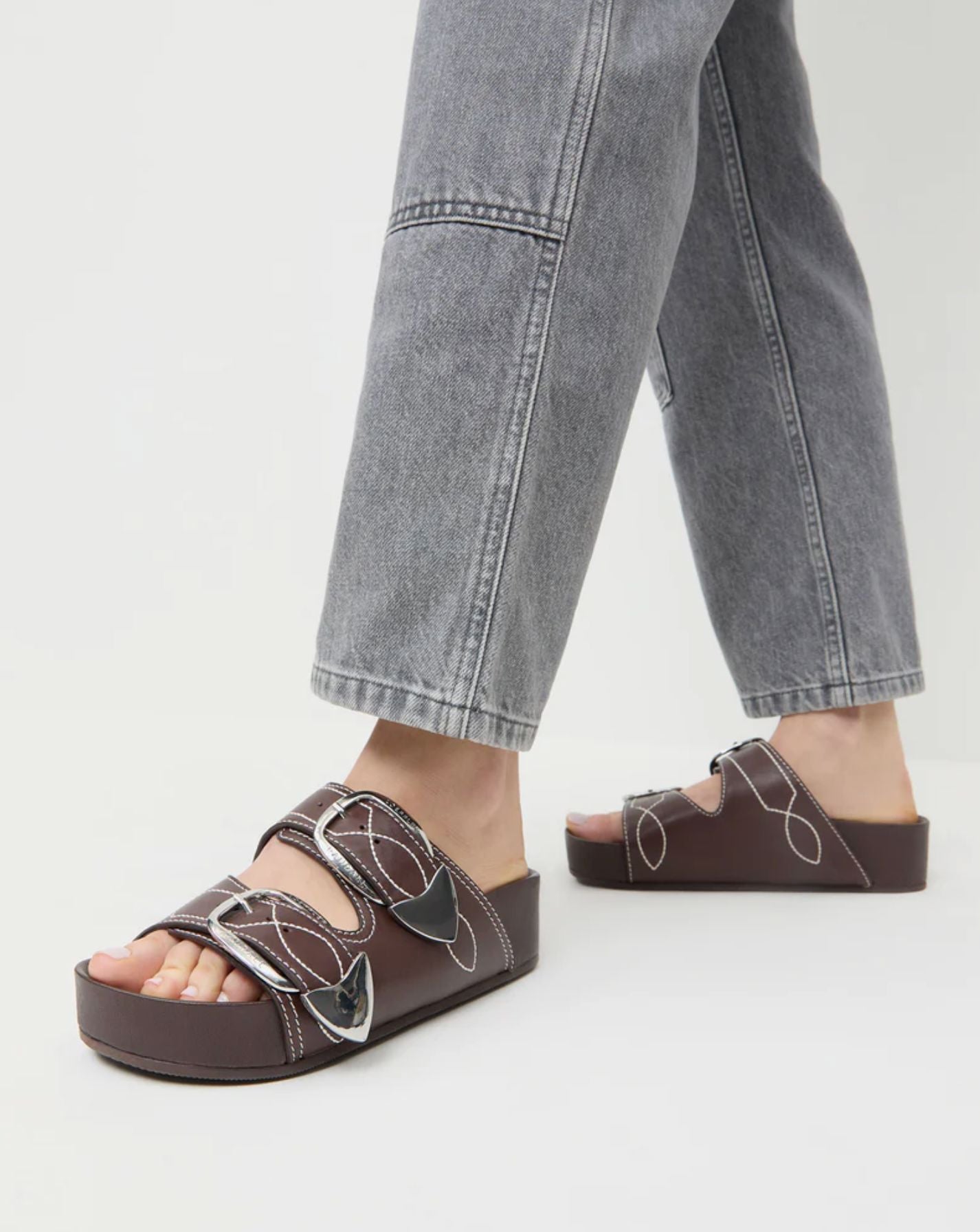 Nico Two Strap Sandal-Shoes-Uniquities