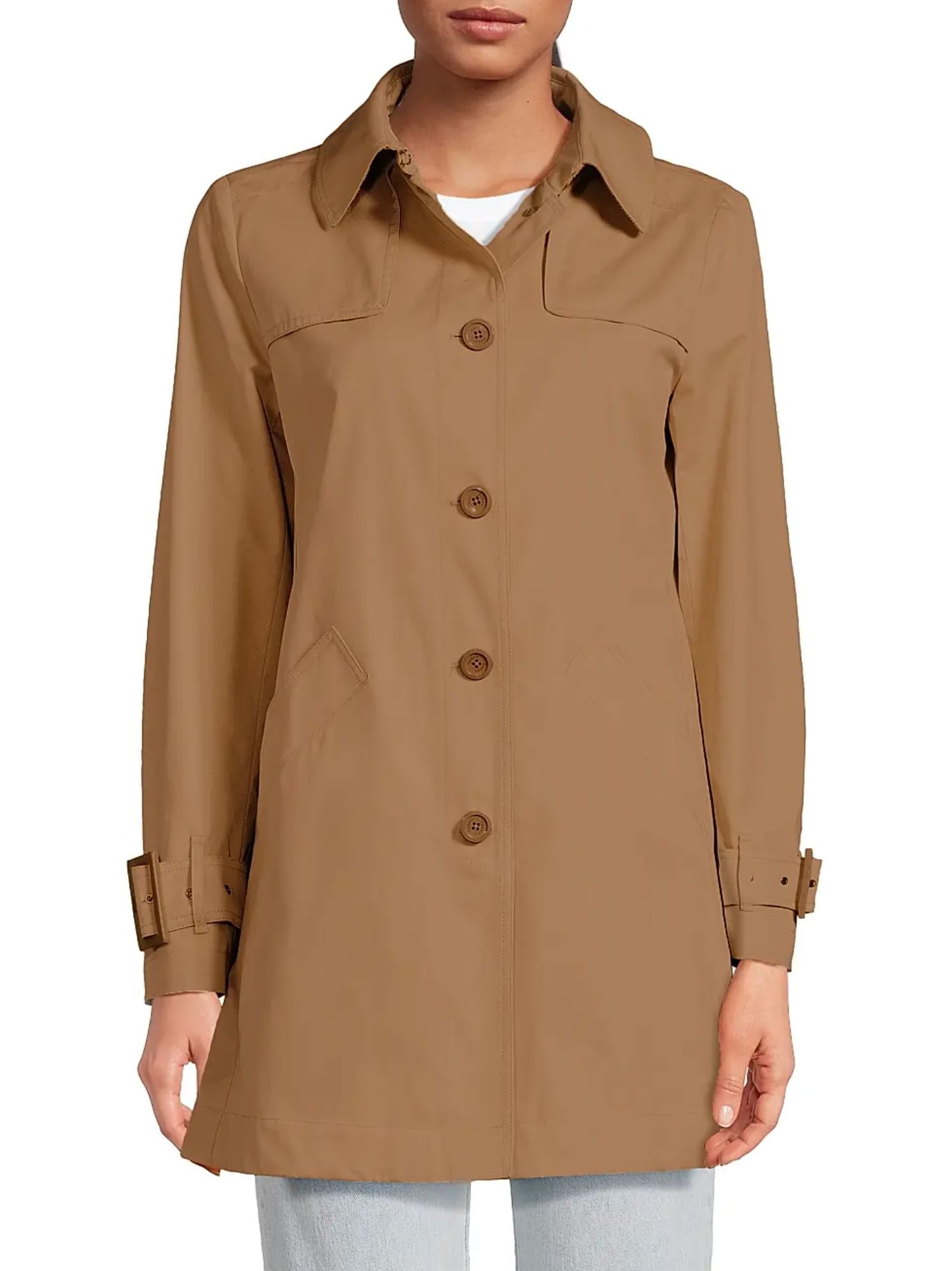 Mid Thigh Trench-Jackets-Uniquities