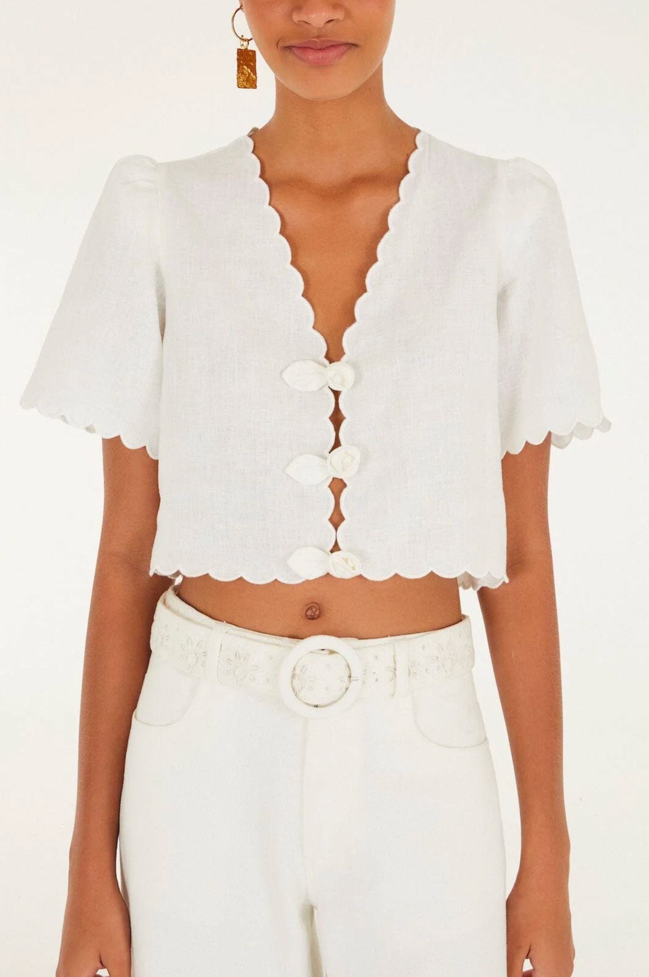 Artisanal Roses Top-Tops/Blouses-Uniquities