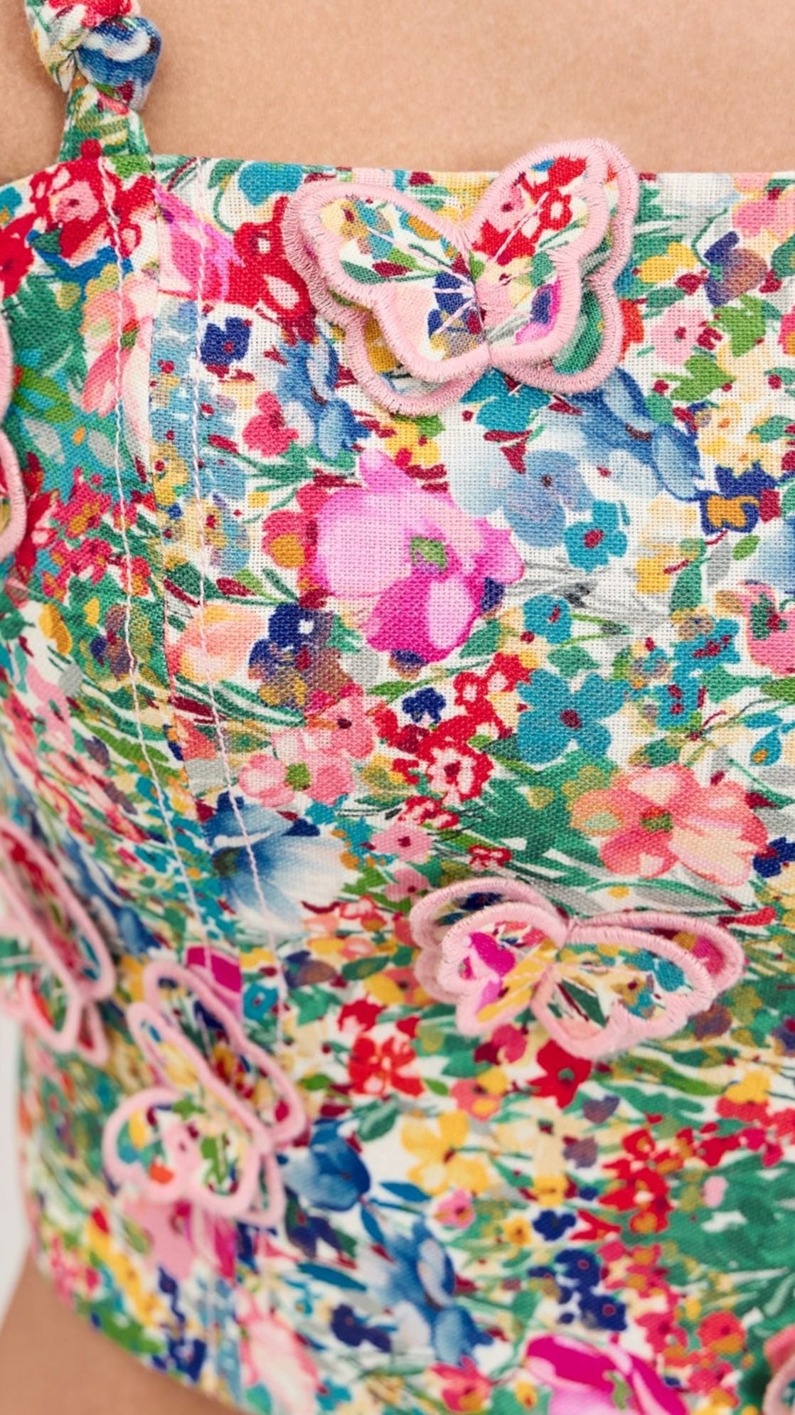 Peasant Floral Maxi Skirt-Bottoms-Uniquities