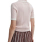 Laurie Tipped Short Sleeve Polo-Sweaters-Uniquities