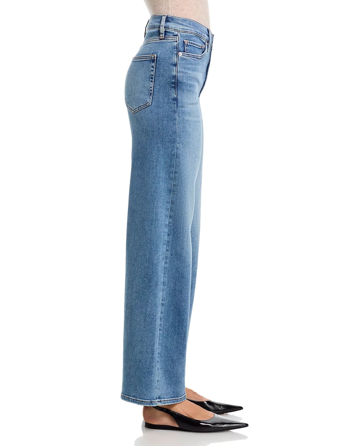 Le Slim Palazzo Jeans-Denim-Uniquities