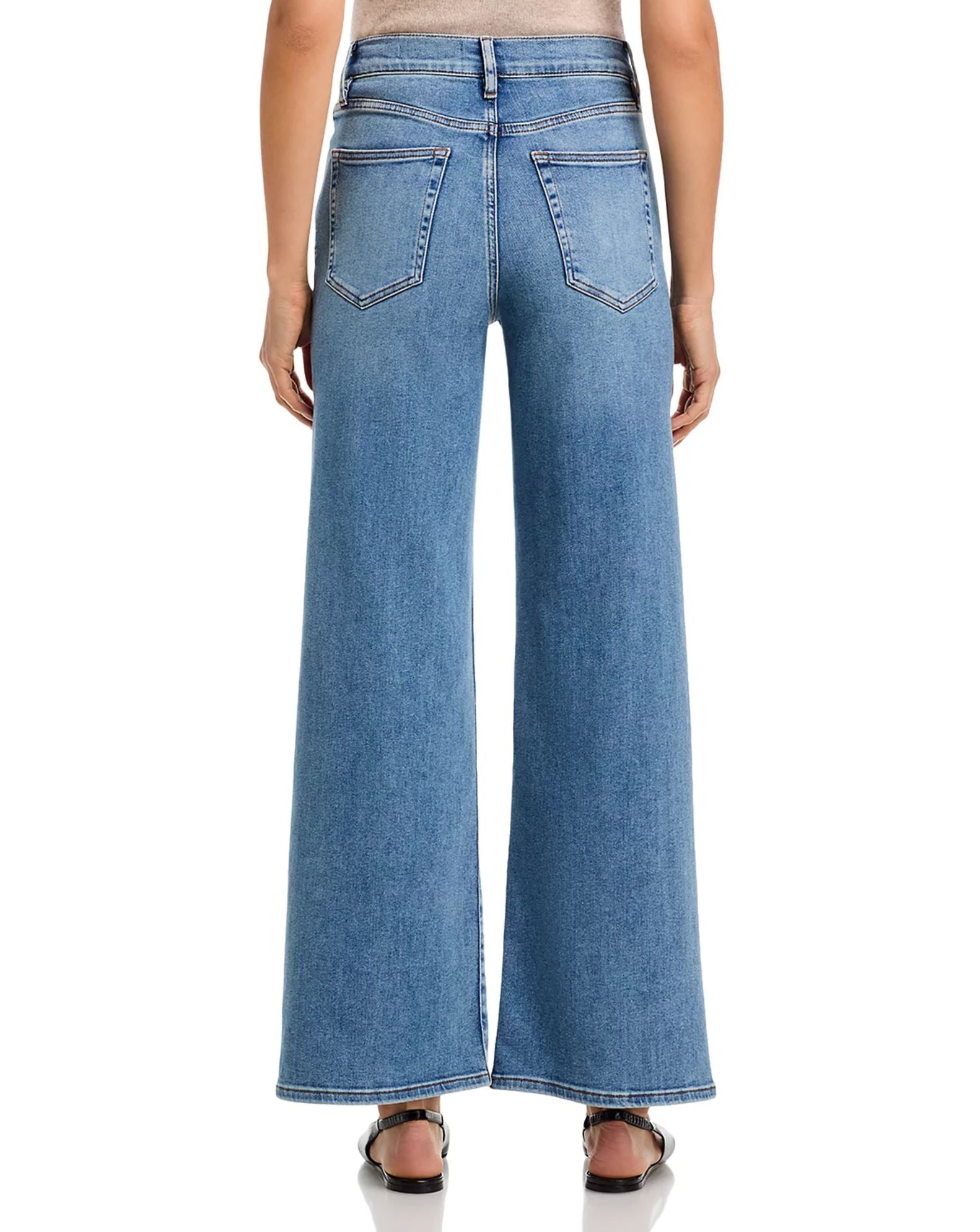 Le Slim Palazzo Jeans-Denim-Uniquities