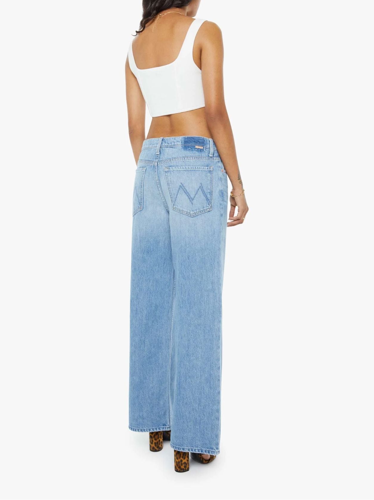 PETITES The Lil' Rerun Zip Sneak Jeans-Denim-Uniquities
