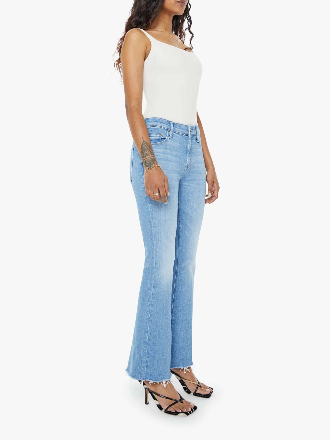 PETITES The Lil' Weekender Fray Jeans-Denim-Uniquities