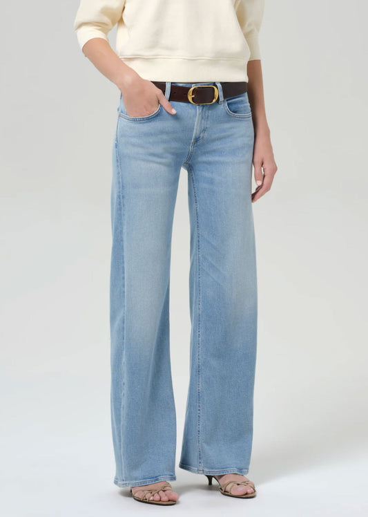 Nora Trouser Jeans in Bowery-Denim-Uniquities