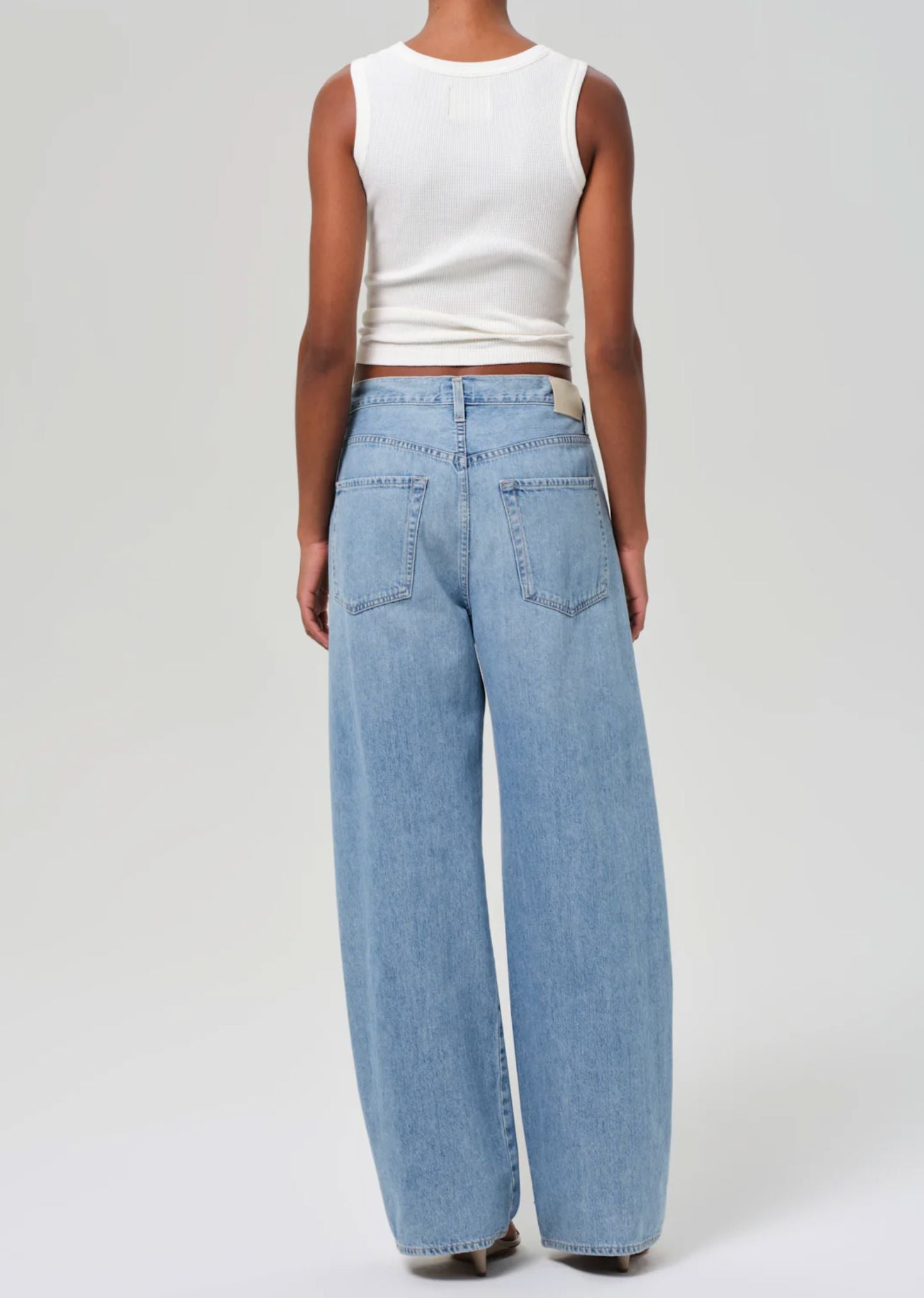 Petite Brynn Trouser-Denim-Uniquities