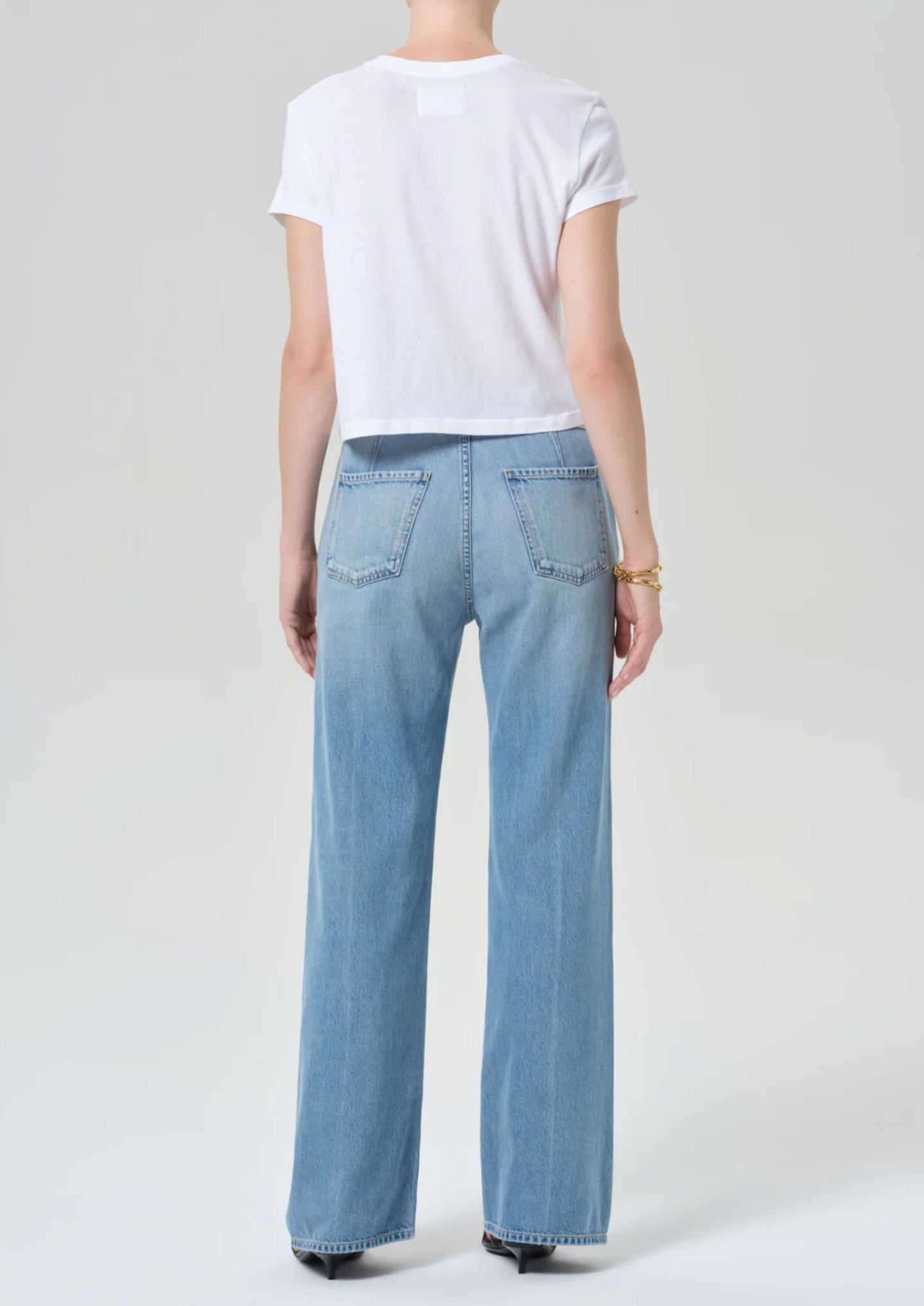 Annina Pocket Trouser 30" Jeans-Denim-Uniquities