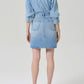 Etta Pencil Skirt-Denim-Uniquities