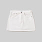 Ramona Skirt in Soft White-Denim-Uniquities