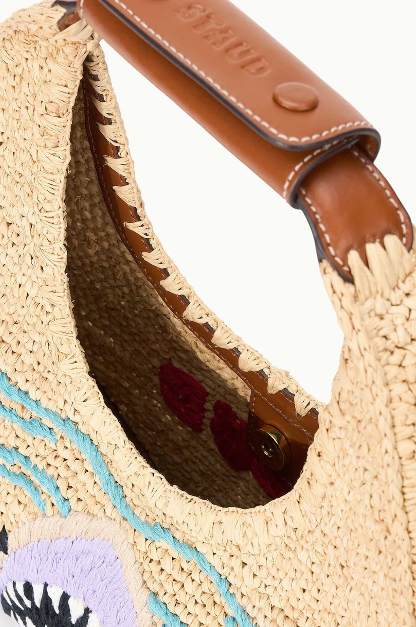 Moon Raffia Tote Bag-Accessories-Uniquities