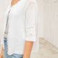 Calliope Short Sleeve Cardigan-Sweaters-Uniquities