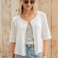 Calliope Short Sleeve Cardigan-Sweaters-Uniquities