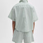 Marin Short Sleeve Stripe Shirt-Tops/Blouses-Uniquities