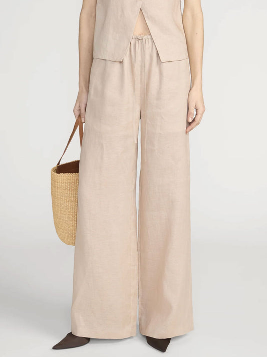 Linen Lounge Pant-Bottoms-Uniquities