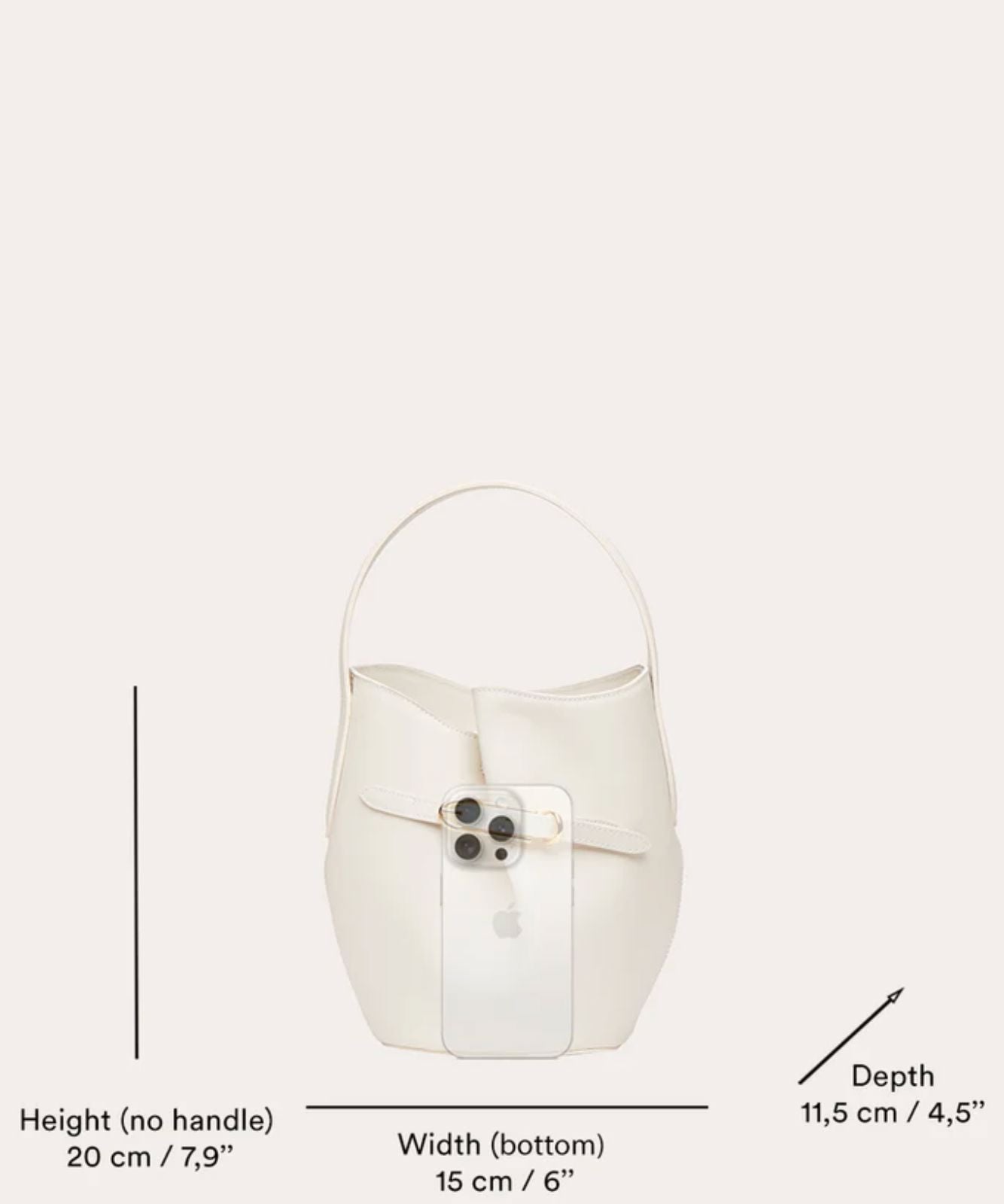 Belted Bucket Bag Mini-Accessories-Uniquities