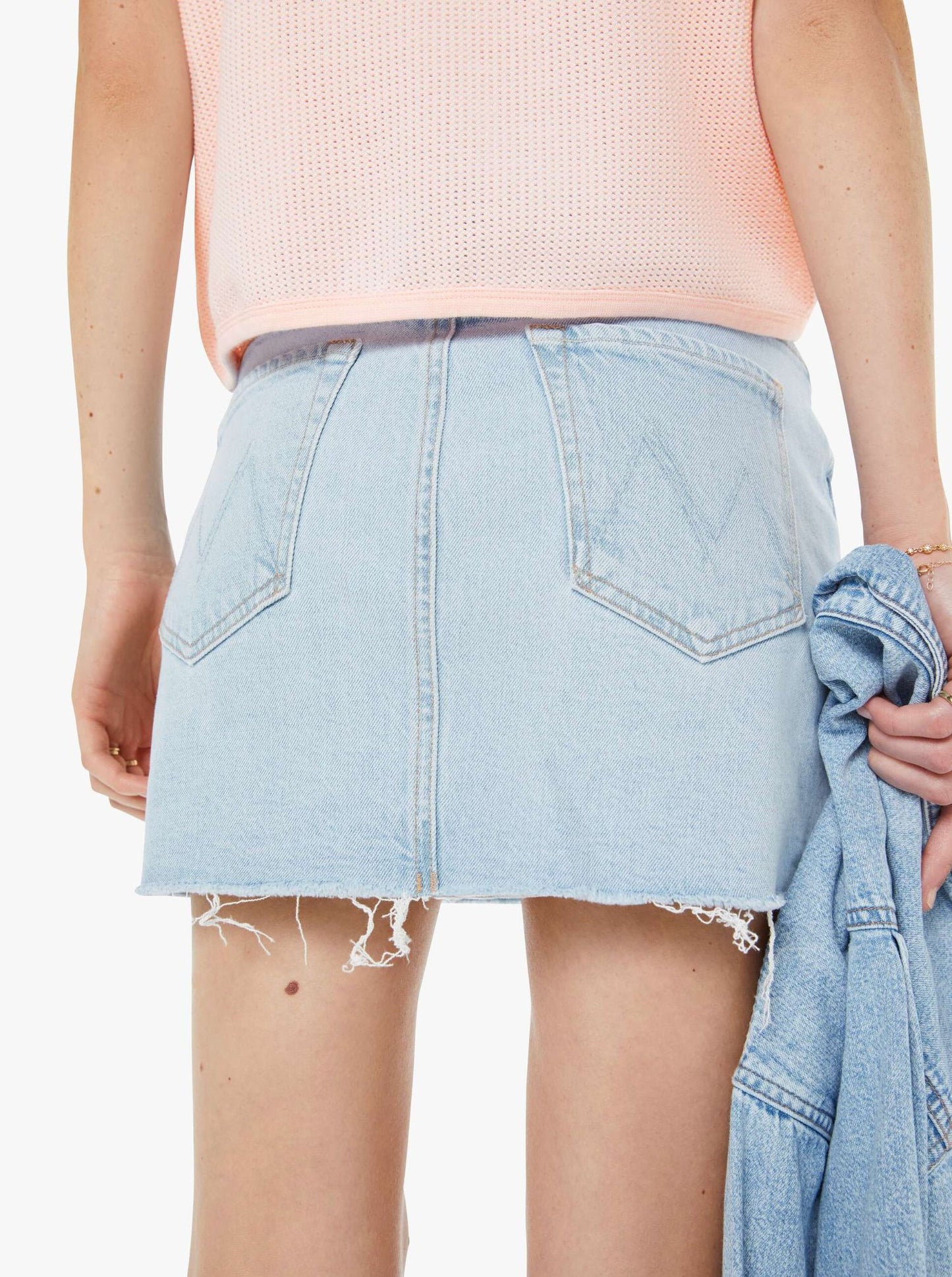 The Vagabond Mini Fray-Denim-Uniquities