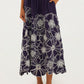 Flowers Richelieu Skirt-Bottoms-Uniquities