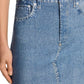 Miramar Ponte Mini Skirt-Denim-Uniquities