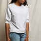 Effie Bubble Sleeve Sweatshirt-Tee Shirts-Uniquities
