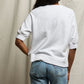 Effie Bubble Sleeve Sweatshirt-Tee Shirts-Uniquities