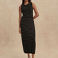 Beesley Stitch Knit Midi Dress-Dresses-Uniquities