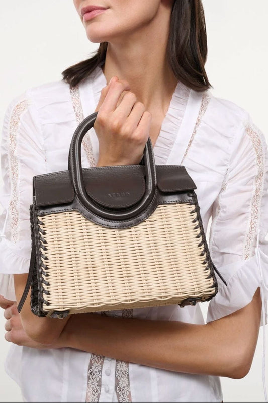 Maude Mini Wicker Carryall-Accessories-Uniquities