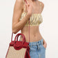 Maude Mini Wicker Carryall-Accessories-Uniquities