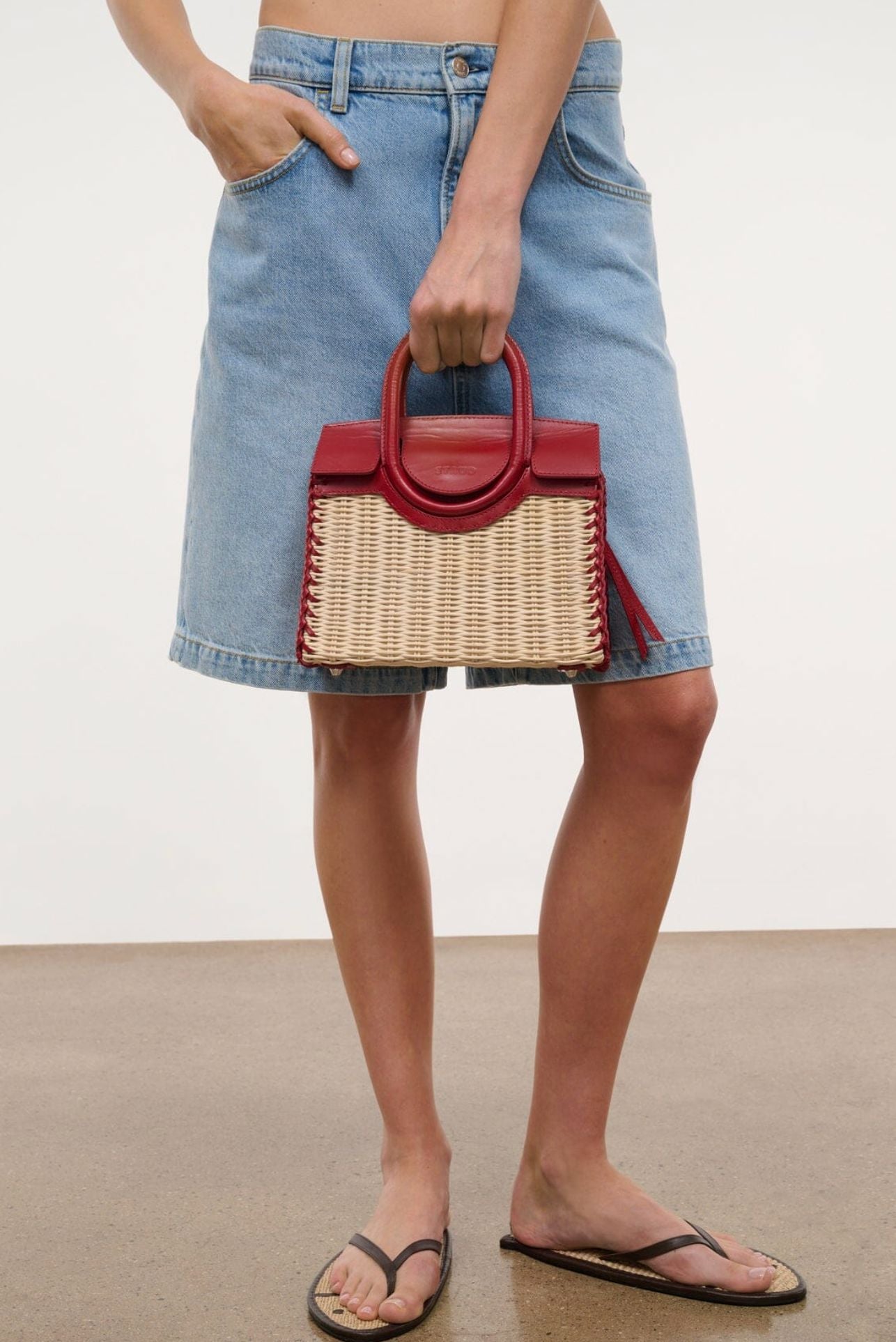Maude Mini Wicker Carryall-Accessories-Uniquities