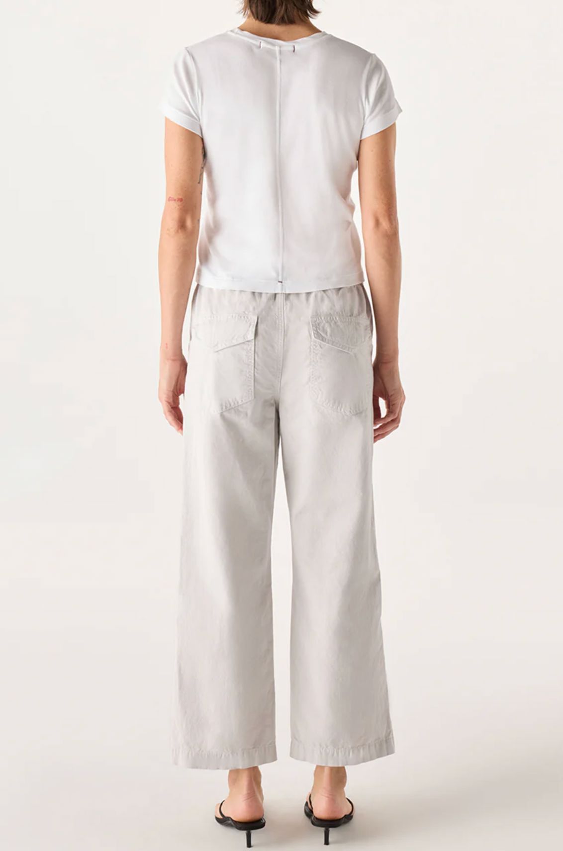 Easy Drawstring Slouch Crop-Bottoms-Uniquities