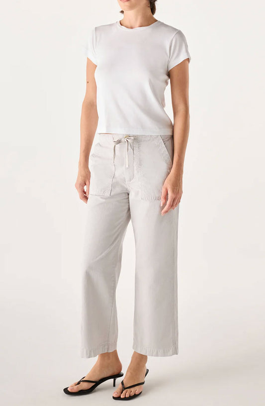 Easy Drawstring Slouch Crop-Bottoms-Uniquities