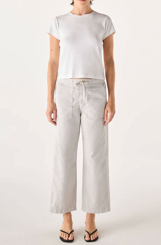 Easy Drawstring Slouch Crop-Bottoms-Uniquities