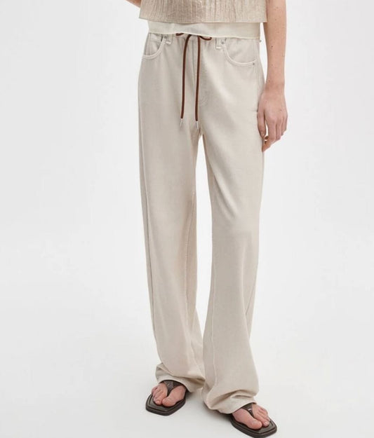 Miramar Terry Drawcord Pant-Bottoms-Uniquities