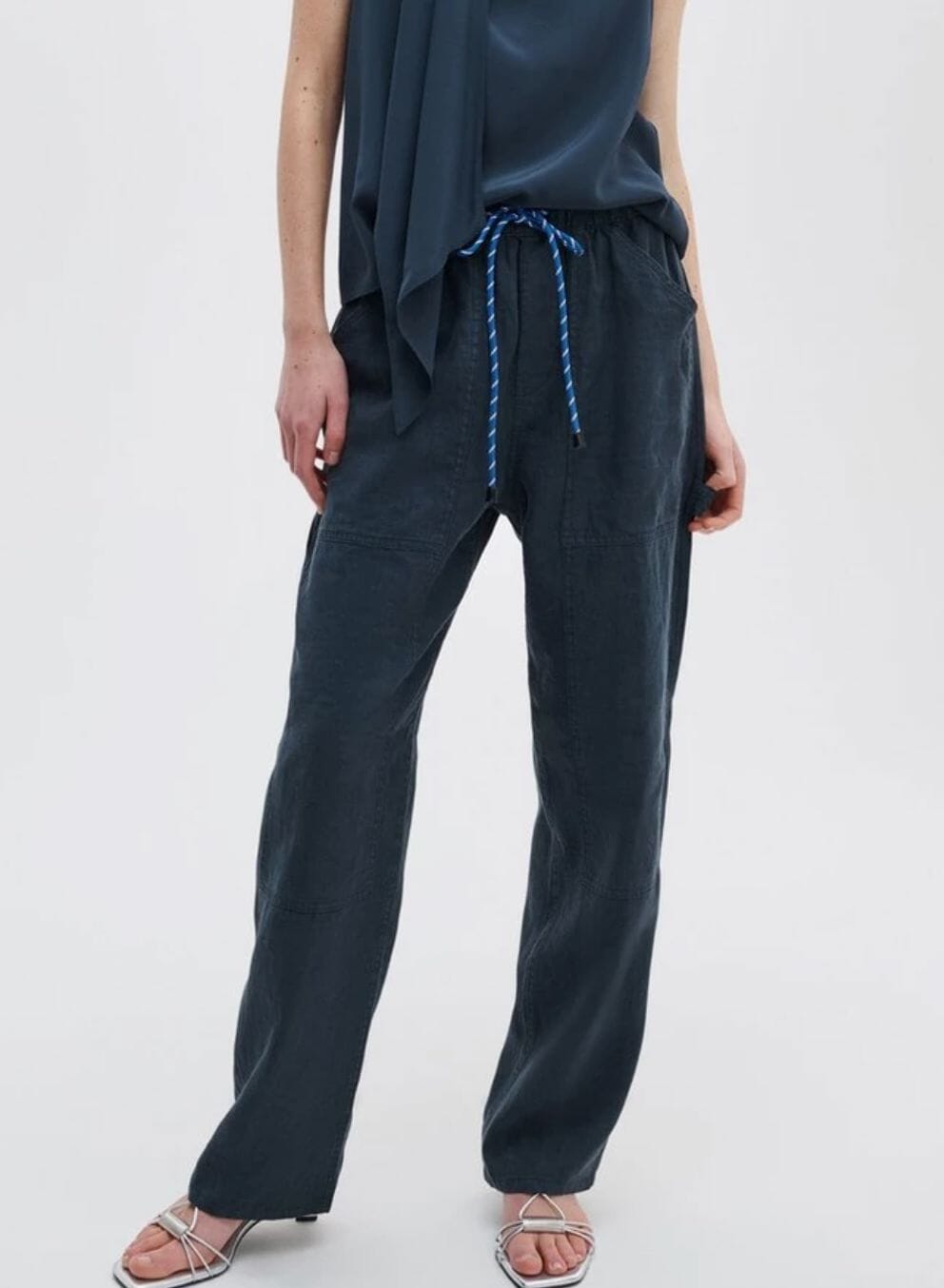 Atlas Linen Pant-Bottoms-Uniquities