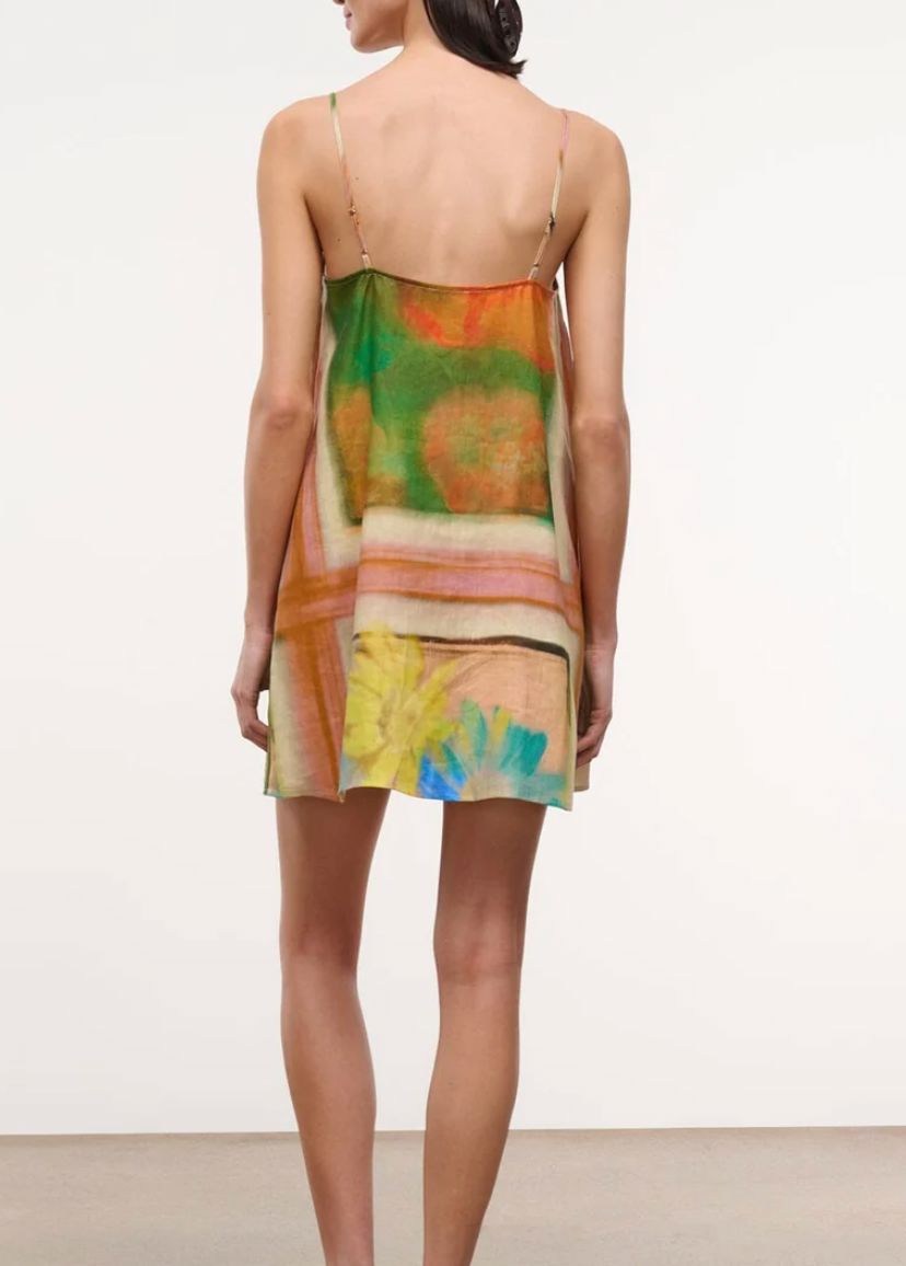 Laura Linen Mini Dress-Dresses-Uniquities