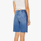 Mid Rise Maven Bermuda Fray-Denim-Uniquities