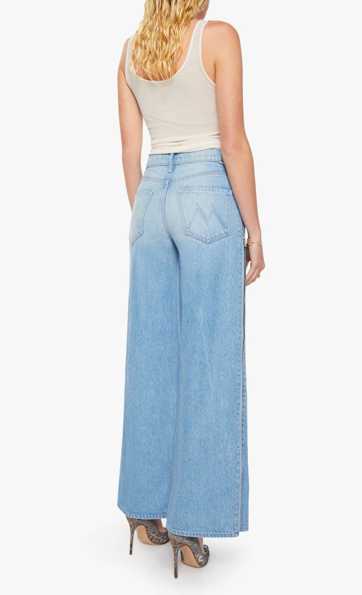 Side Zip Slung Sugar Cone Snk-Denim-Uniquities
