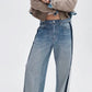 Miramar Terry Track Pant-Denim-Uniquities