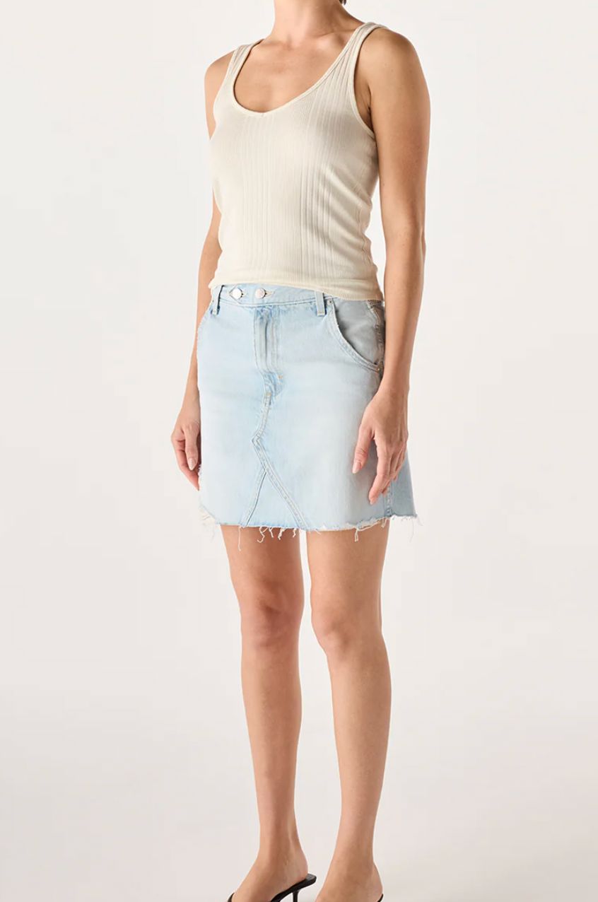 Alexis Skirt-Denim-Uniquities