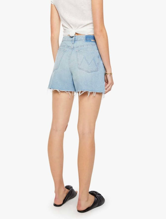 Extra Mile Short Fray-Denim-Uniquities