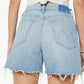 Extra Mile Short Fray-Denim-Uniquities