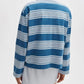 Kelly Stripe Long Sleeve Polo-Tops/Blouses-Uniquities