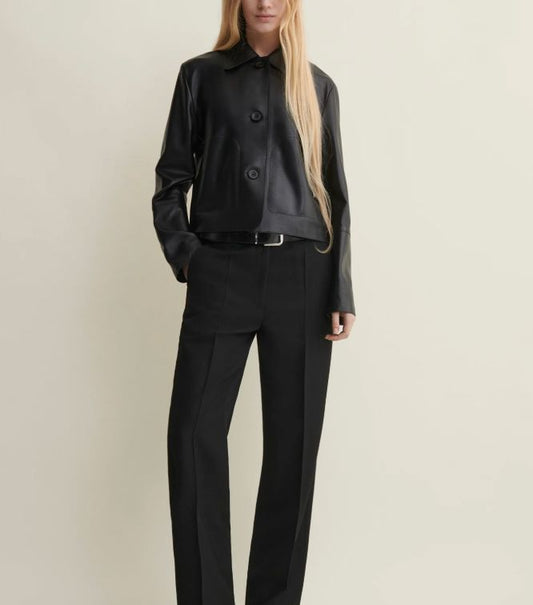 Emy Leather Jacket-Jackets-Uniquities