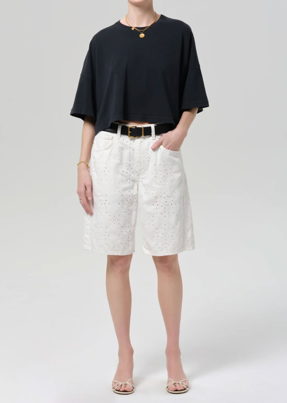 Court Denim Short-Denim-Uniquities