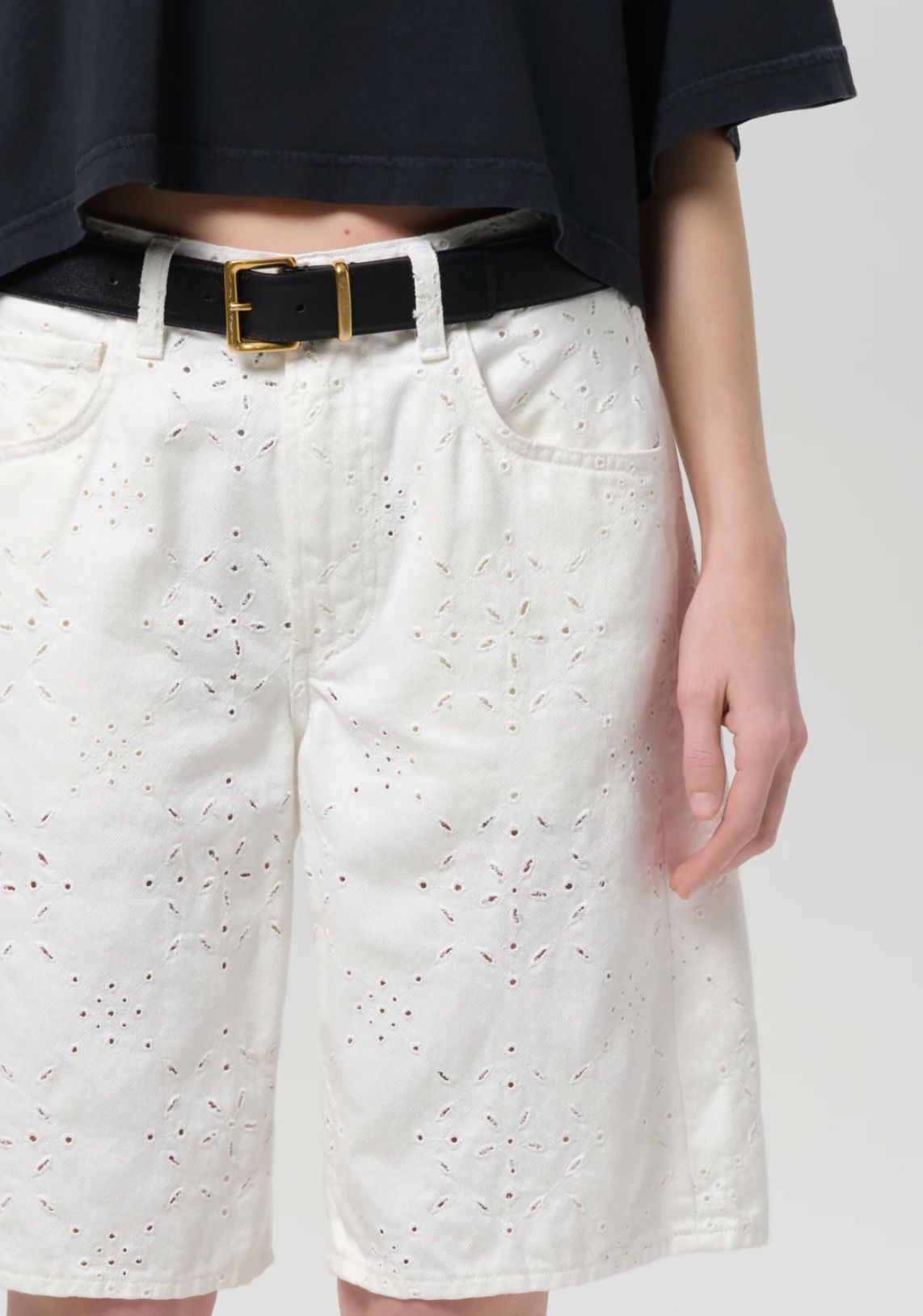 Court Denim Short-Denim-Uniquities