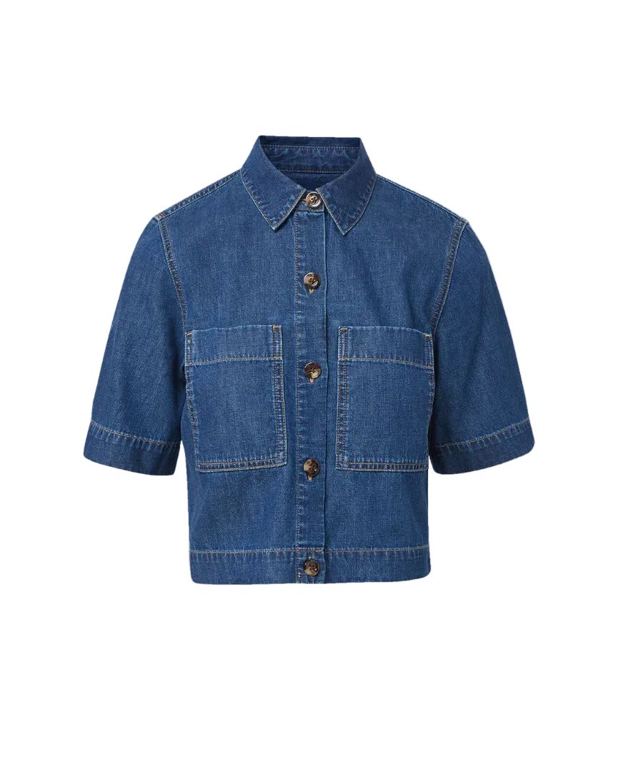 Spruce Top with Pockets-Tops/Blouses-Uniquities